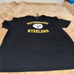 NWT NFL Pittsburgh Steelers Black Graphic T-Shirt 2XL